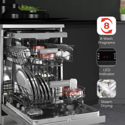 IFB Neptune SX1 Free Standing 15 Place Settings with Germ-Free Hygienic Wash, Made for Indian Kitchens, Steam Drying, Energy Efficient Dishwasher IFB Neptune SX1 Free Standing 15 Place Settings with Germ-Free Hygienic Wash, Made for Indian Kitchens, Steam Drying, Energy Efficient Dishwasher